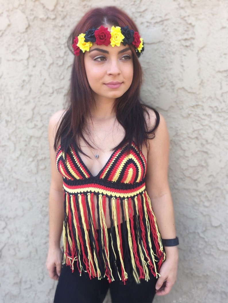 black and gold halter top