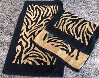 photo Animal Print Bath Towels animal print towel etsy