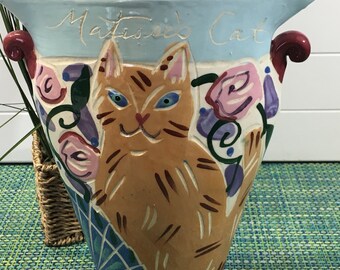 Matisse cat art | Etsy