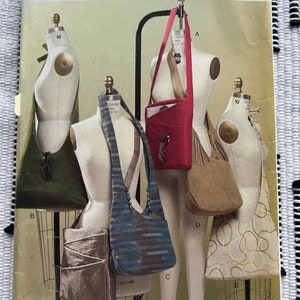 Vogue accessories Sewing Pattern 689 Handbag Tote Bag One Size Handbag Uncut- handbag pattern, tote bag pattern