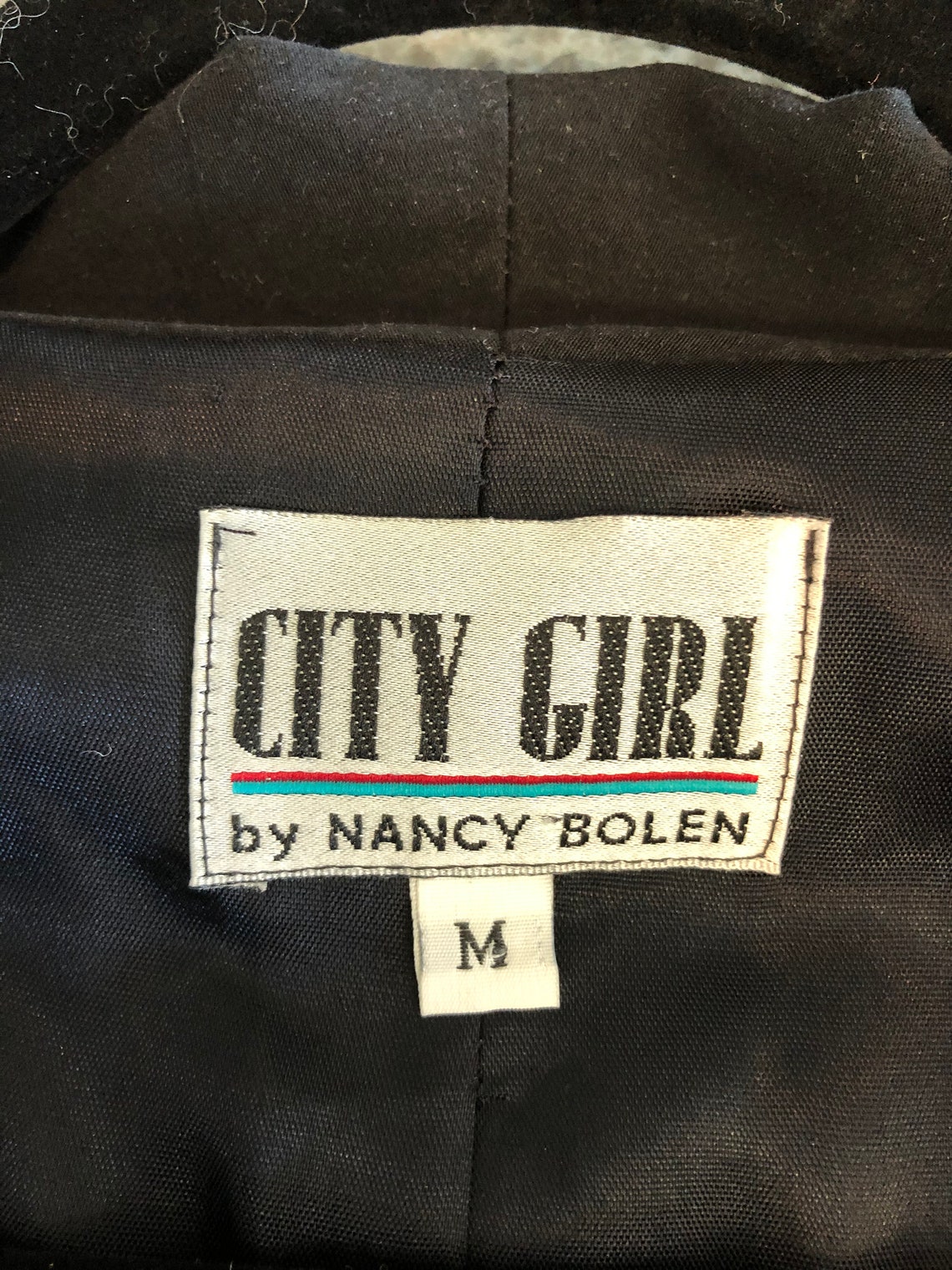 1980s City Girl by Nancy Bolen Womens Red Print Rayon Blazer | Etsy