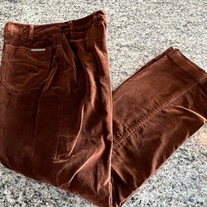 Anne Brown Velvet Pants Couture Collection brown | Jacob Cohën™