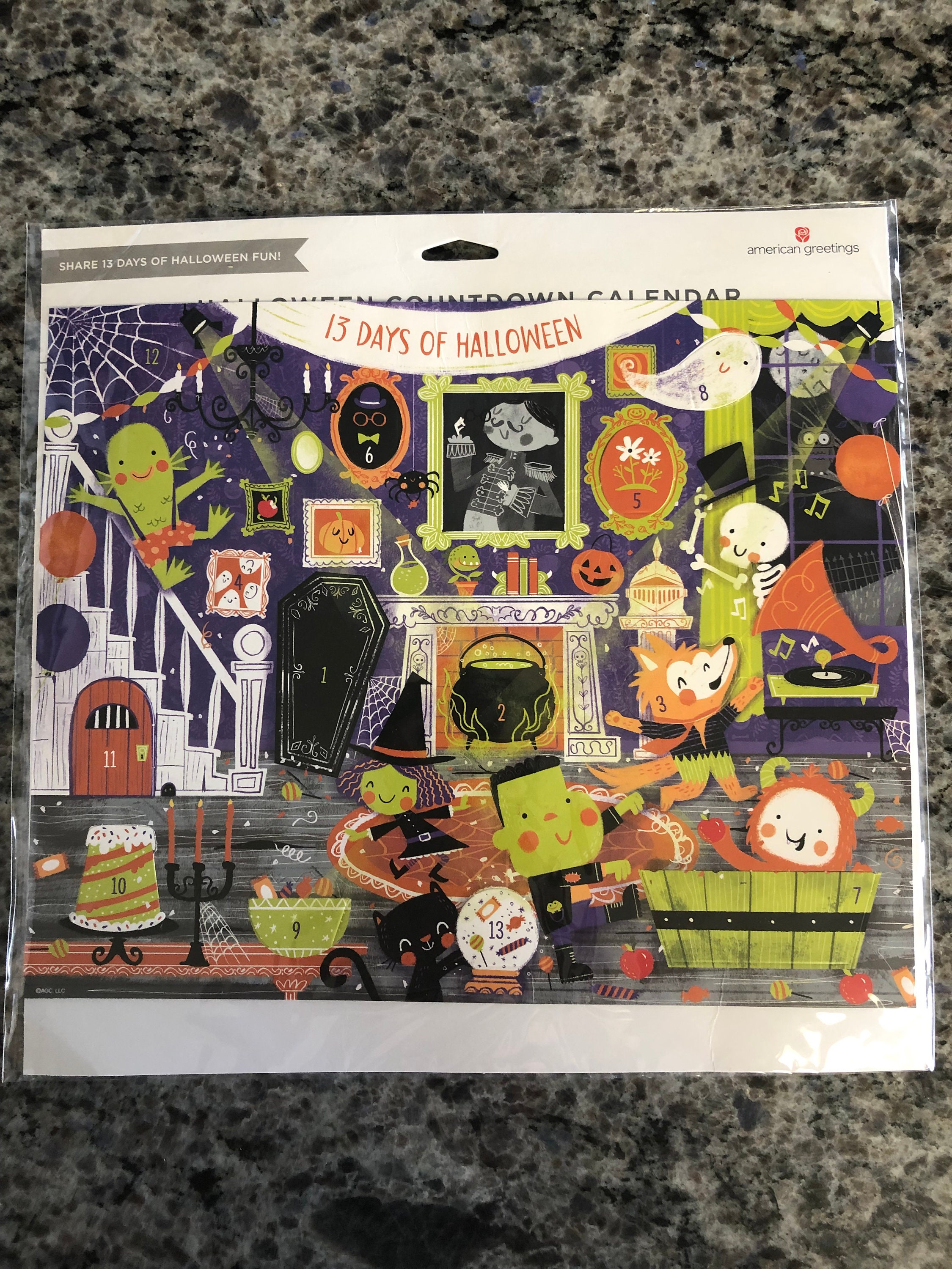 Vintage American Greetings New 13 Days of Halloween Calendar - Etsy