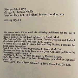 1970 Richard Neville Play Power Exploring the International Underground Inbunden bok med skyddsomslag Första upplagan Johnathan Cape Ltd bild 8