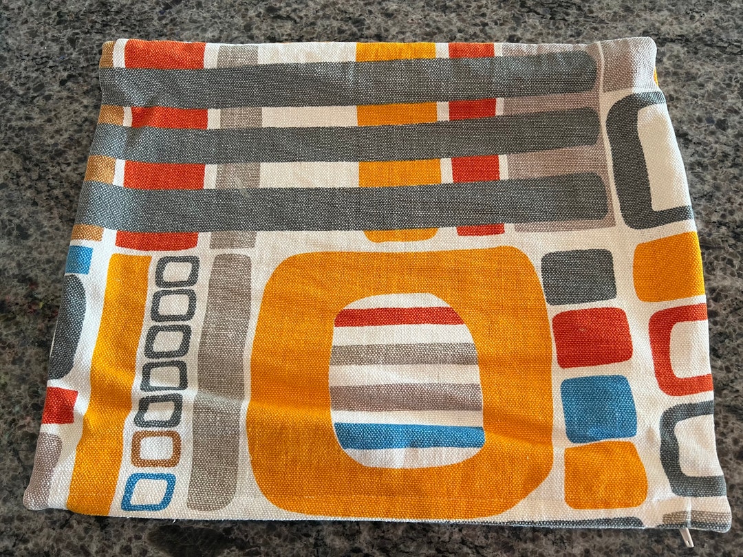 Decorative IKEA Vilmie Ruta Colorful MOD Geometric Pillow Cover 20 X 16