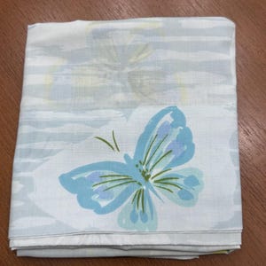Vintage Pequot Blue Butterfly Standard Pillowcase one only