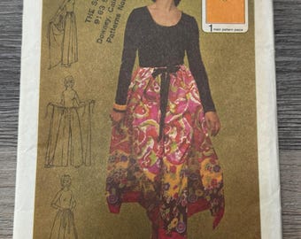 Patron De Jupe Portefeuille Vintage Années 70 – Modèle Burda Taille Adulte Femme
