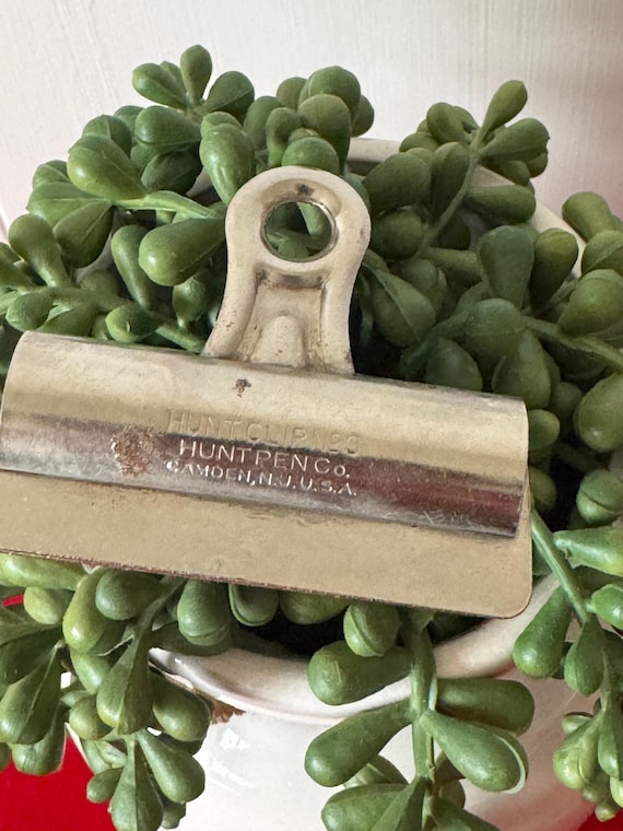 Vintage Hunt Clip Metal Paper Clip No 3 From Hunt Pen Co
