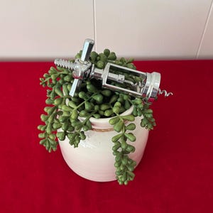 Vintage Heavy Irwinware Italy Fly Nut Wine Bottle Opener Corkscrew Bottle Opener-vintage bottle opener, wine opener made in Italy