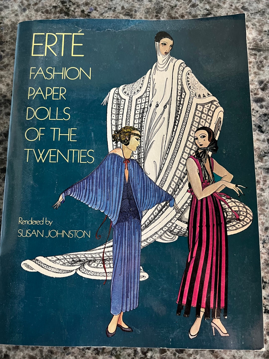 1978 Erte Fashion Paper Dolls of the Twenties by Susan Johnston Paper