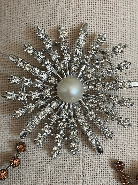 1960's Judy Lee Rhinestone Jewelry~ Choose Large … - image 4