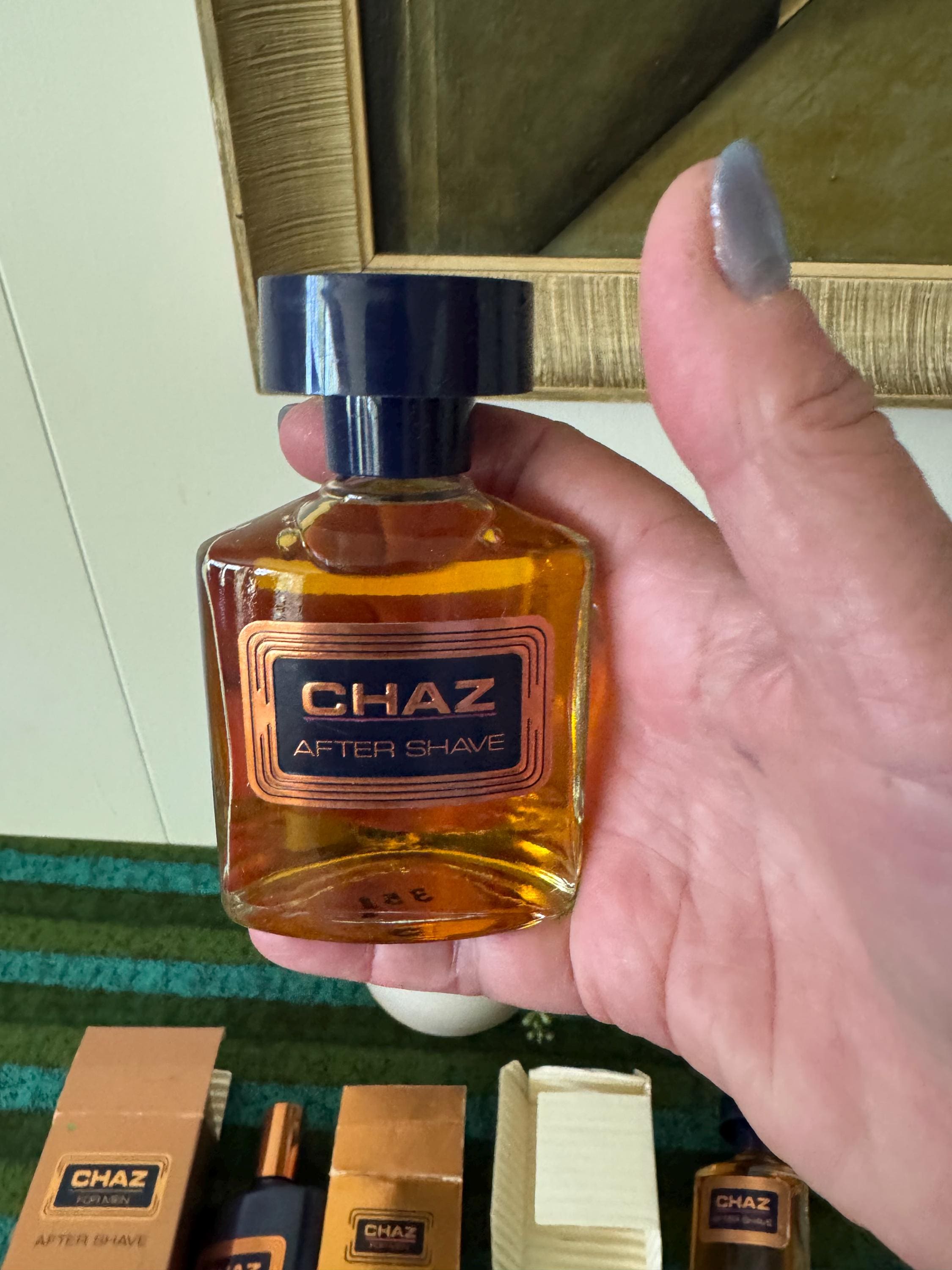 ヴィンテージメンズ香水 、アフターシェイブ3点セット ヴィンテージ メンズ CHAZ アフターシェーブ＆CHAZ コロン（箱付き・箱
