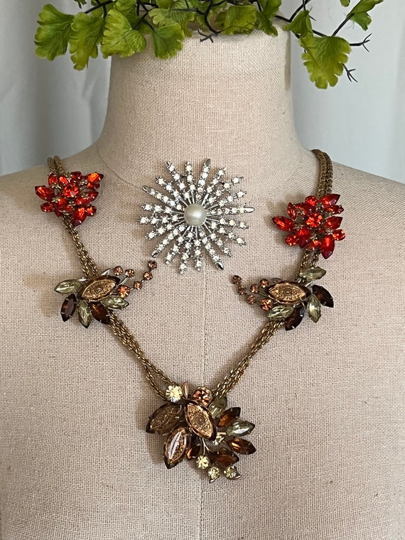 1960's Judy Lee Rhinestone Jewelry~ Choose Large … - image 1