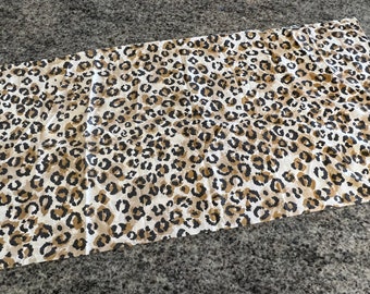 Vintage Mohawk Cheetah Jaguar Animal Print King Pillowcase- vintage king animal print pillowcase, animal print king bedding