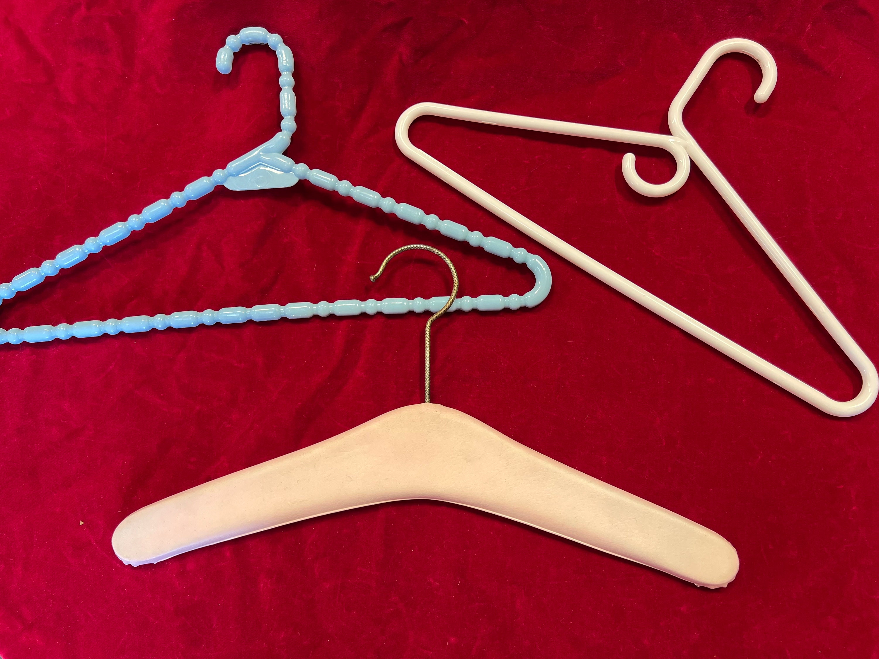 Baby infant childrens plastic hangers display storage keepsake pair of  Nursey rhymes Circus hangers