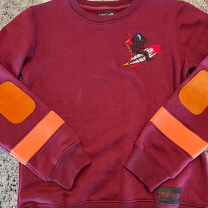 Fileria Elbow Patch Sweater - Orange