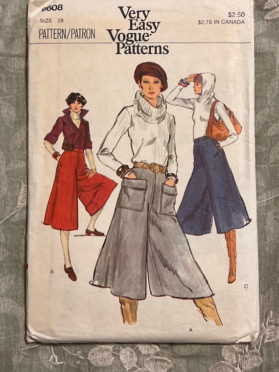 1970's gaucho pants cheap