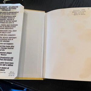 1970 Richard Neville Play Power Exploring the International Underground Inbunden bok med skyddsomslag Första upplagan Johnathan Cape Ltd bild 6