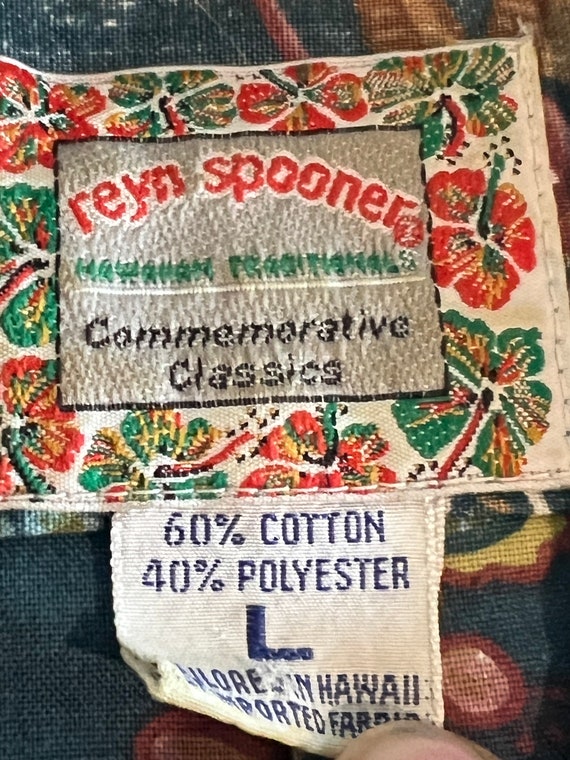 Reyn Spooner COMMEMORATIVE CLASSICS All-over Print Pullover Button-Down Hawaiian Aloha Shirt Men's L /eaa451104
