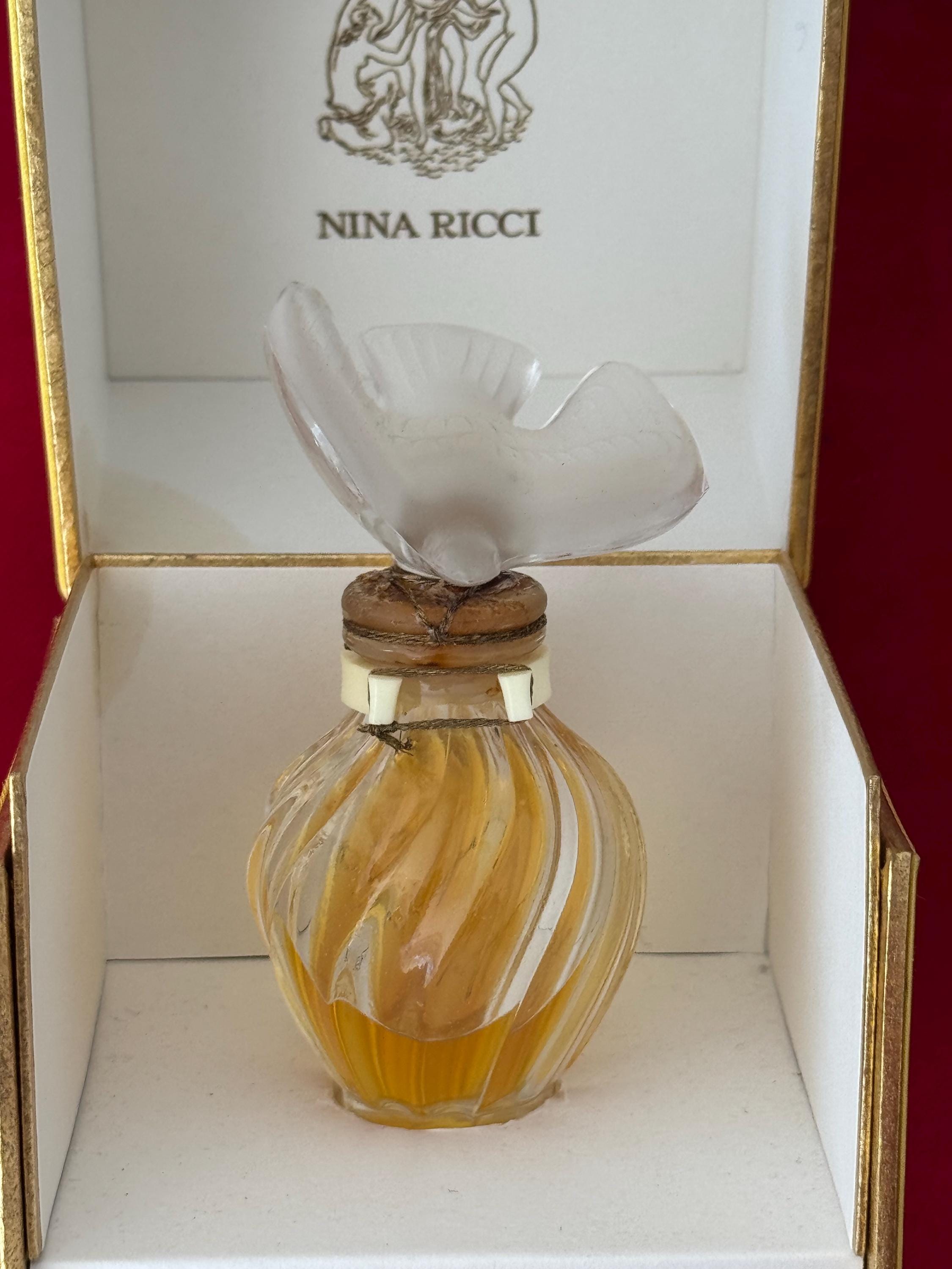 1960/70's Nina Ricci L'air Du Temps Perfume Bottle 1/2 Full