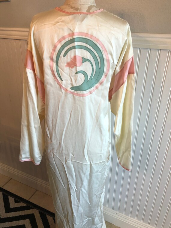 Vintage Bill Tice Women's Beige Satin Polyester Lo