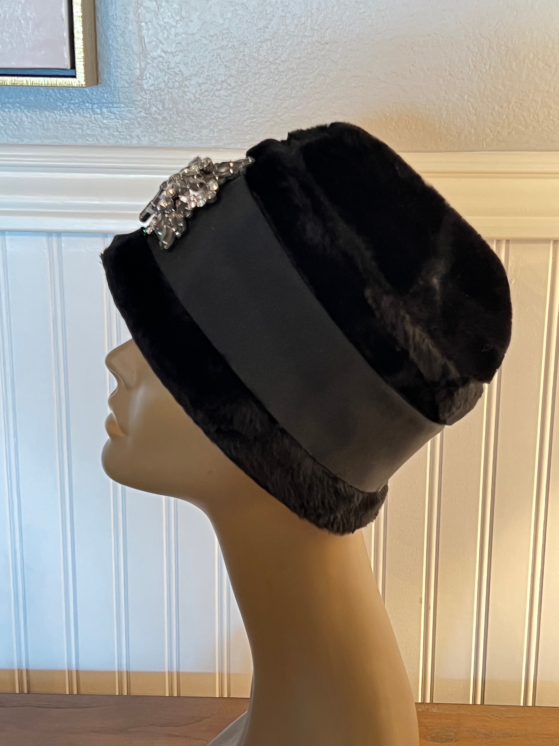 Jan Leslie Black and White Women\'s Hat Leslie James Hat - Etsy main image 4