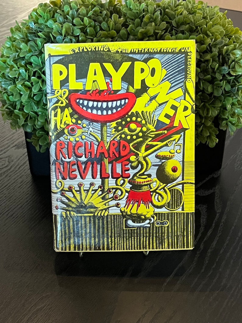 1970 Richard Neville Play Power Exploring the International Underground Inbunden bok med skyddsomslag Första upplagan Johnathan Cape Ltd bild 1
