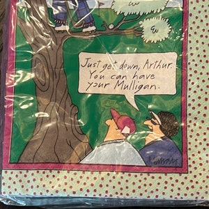 MURRAY Designed Sealed Paper 20 Beverage Napkins &quot; Murray&#39;s Law, Have your Mulligan&quot; Golfer Paper Napkins~ bar napkins, golfer gift