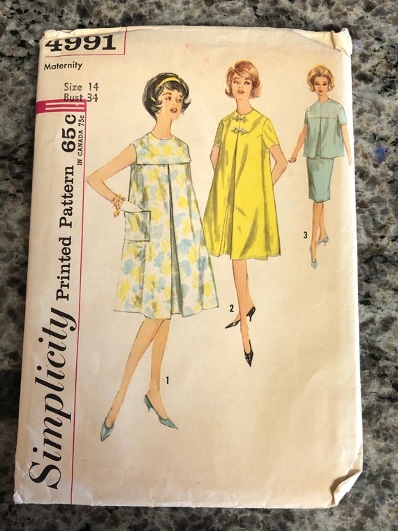 1950's maternity dress top