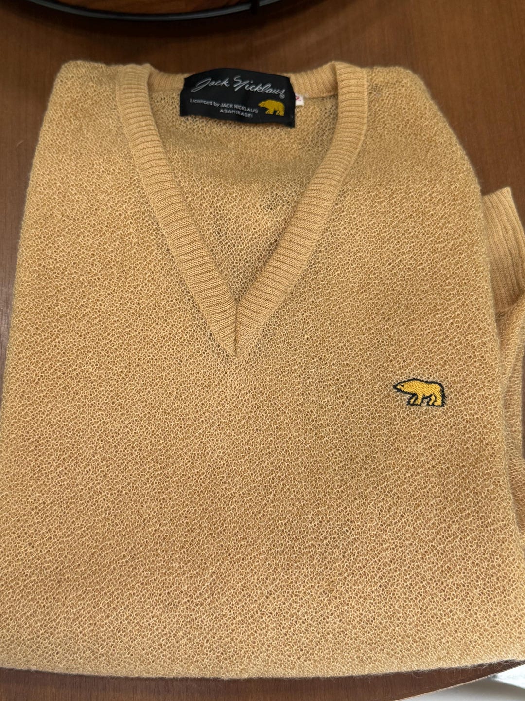 1960/70's Jack Nicklaus Golden Bear Men's Made in Japan Gold V