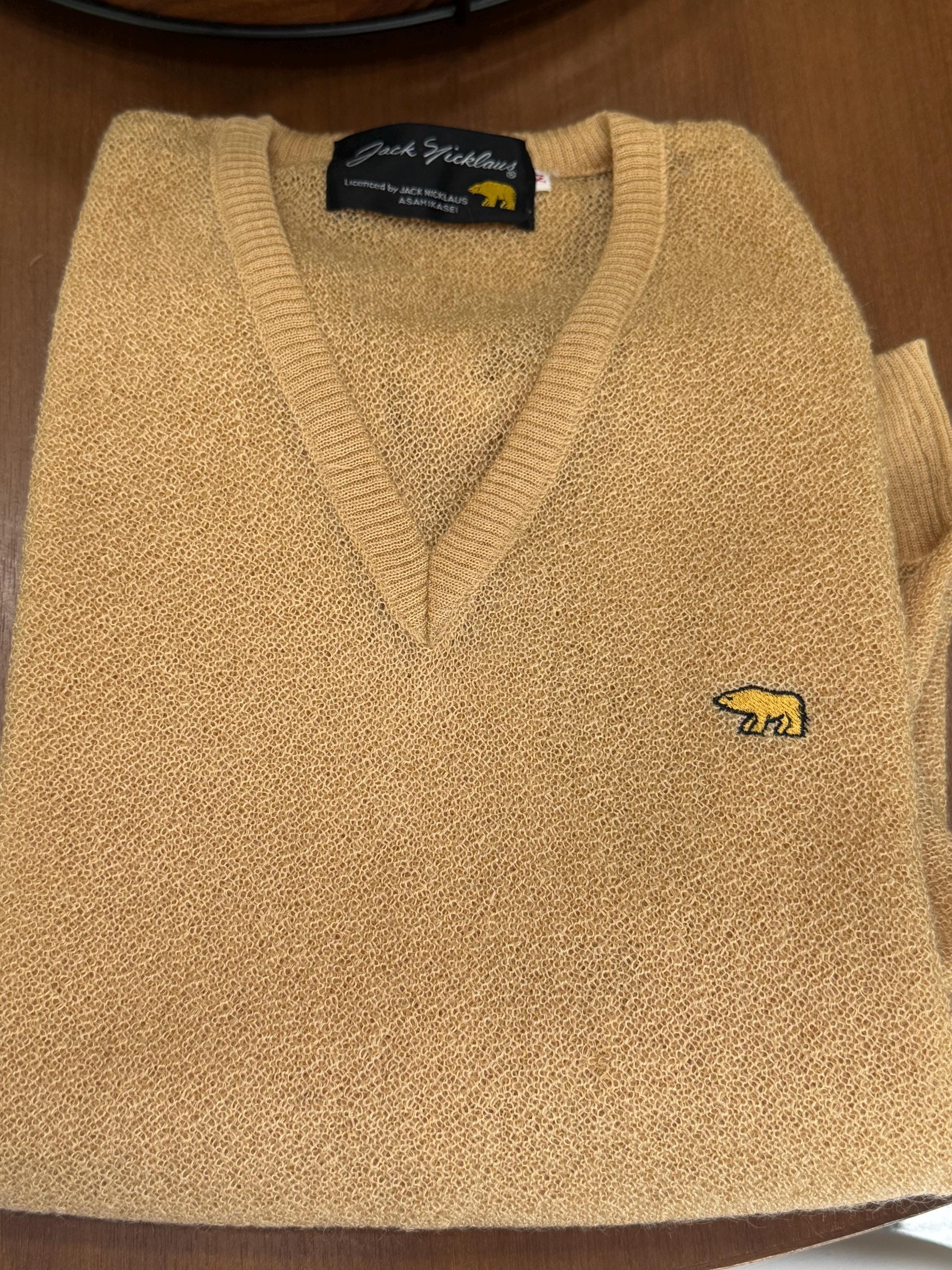 1960/70's Jack Nicklaus Golden Bear Men's Made in Japan Gold V