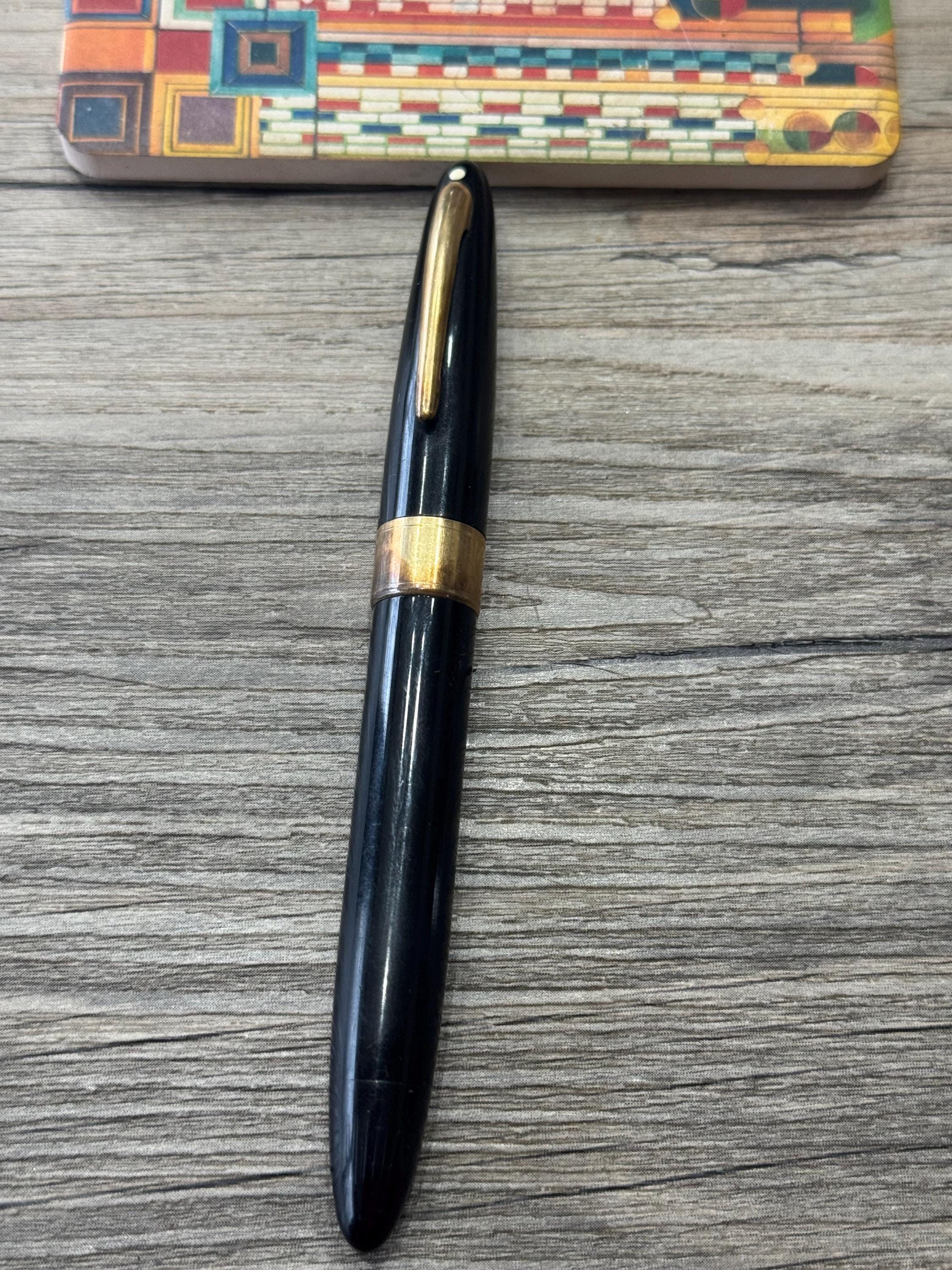SHEAFFER タッチダウン式 14k 万年筆 シェーファー 70s シェーファー