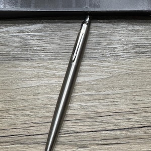 Vintage PARKER Stainless Steel Brushed Chrome JOTTER Mechanical Pencil- vintage pencil