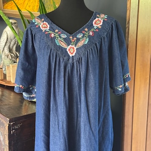 aje denim puff sleeve dress Juno Mini | Coastal Wash Classic Collar Etienne Marcel Full Red COLOR:Cognac Bridal party