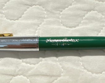 Penna stilografica vintage Super Rotax con pennino in oro iridio, prodotta in Germania.