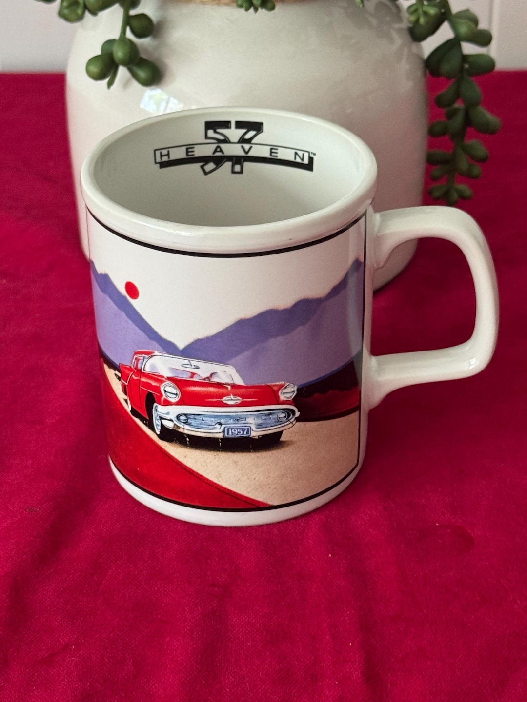 1985 Plymouth Red 57' Heaven Oldsmobile Ceramic Coffee Mug by Enesco~ Car  Lover Gift, Car Mug, 57 Plymouth Mug - Etsy