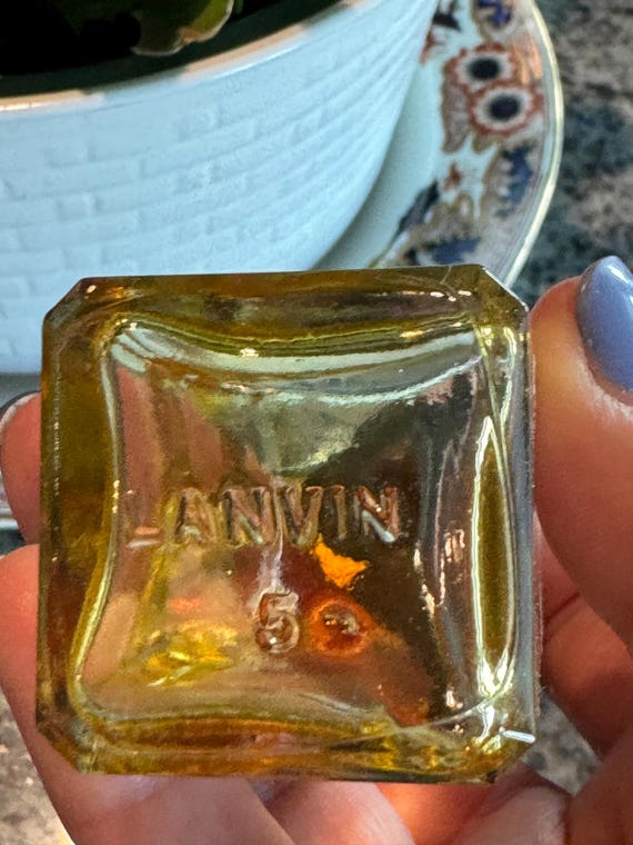 LANVIN香水瓶アンティークボトル
