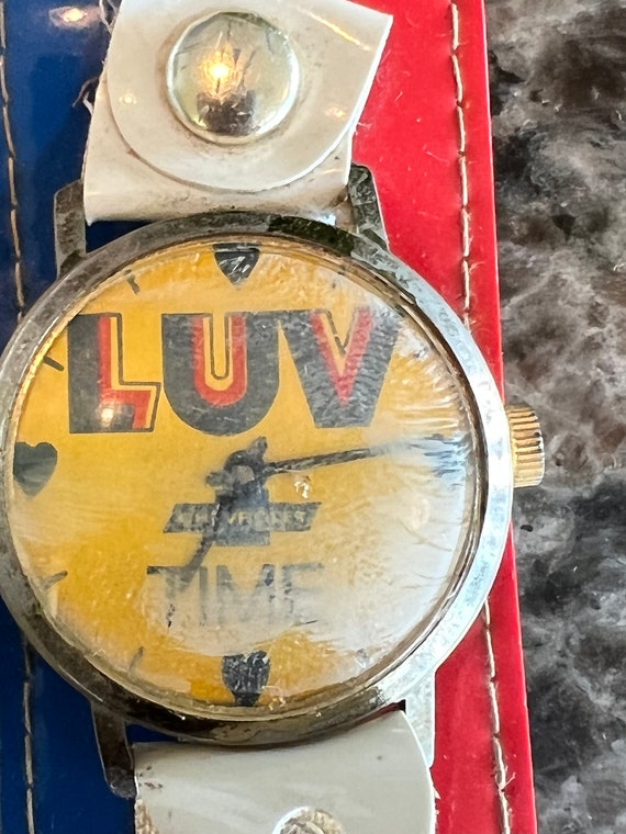 RARE 1970’s Luv Truck Wristwatch Watch with Red, … - image 2