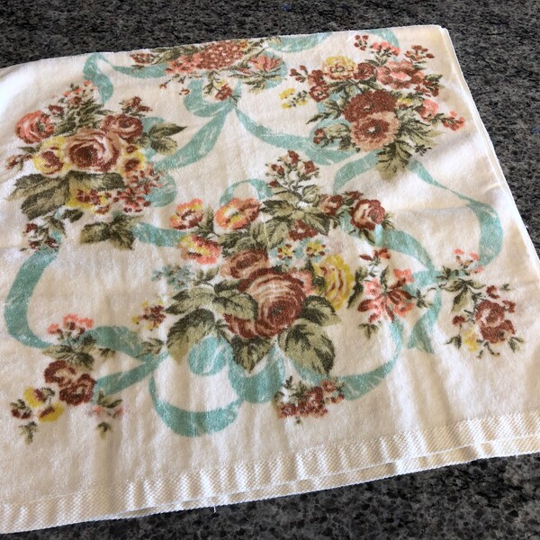 Vintage Bath Towels Etsy