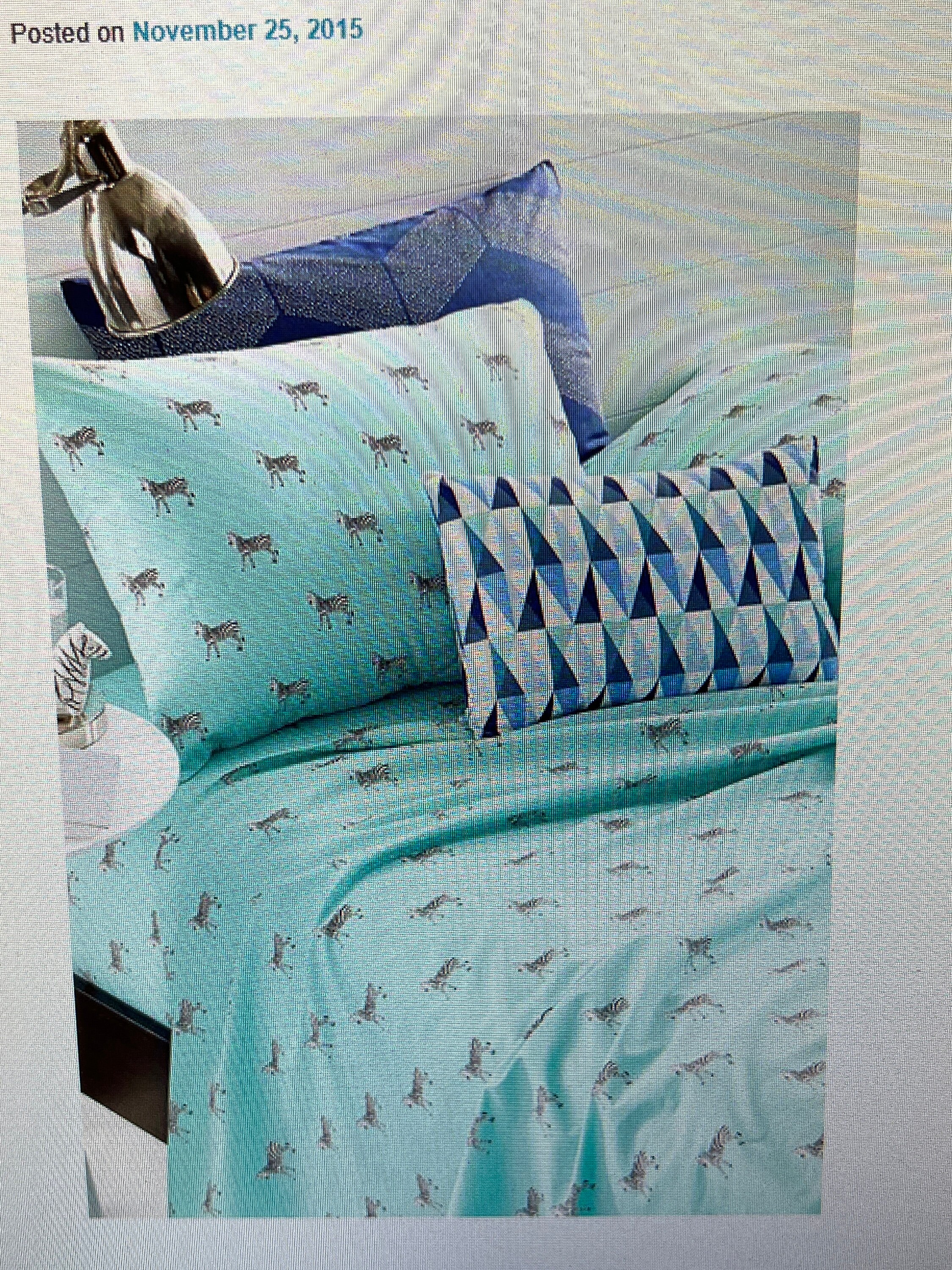 Martha Stewart Mint Green Full Flat 