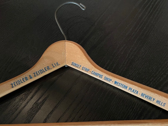 Vintage Zeidler & Zeidler Ltd Los Angeles Men's Store Wood Wooden