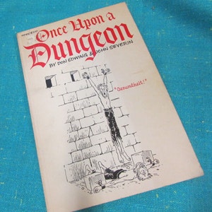 RZADKI rocznik 1964 „Once Upon a Dungeon” książka w miękkiej oprawie autorstwa Dona Edwinga i Johna Severina; książka zabytkowa, książka humorystyczna