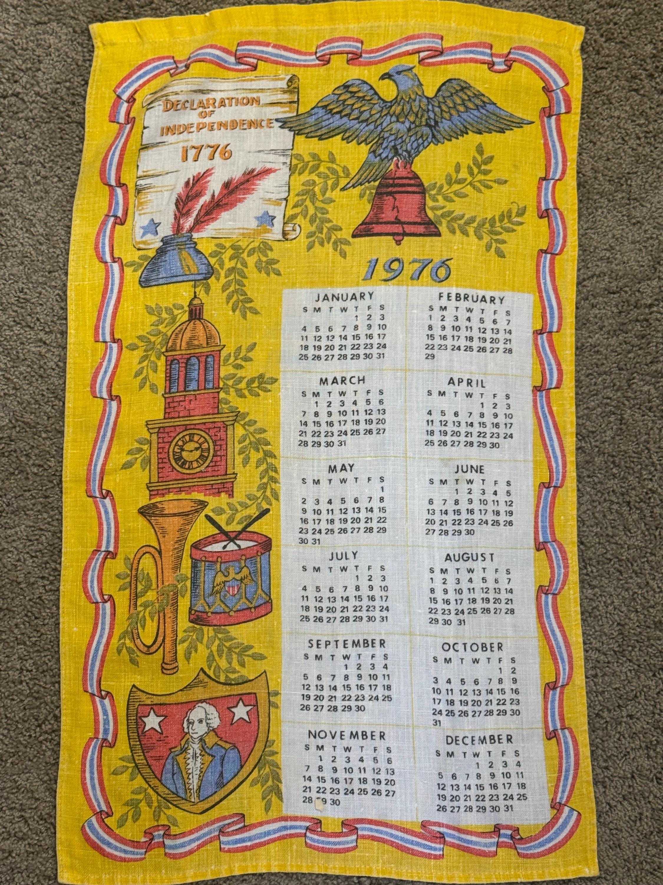 1976 Calendars - Etsy