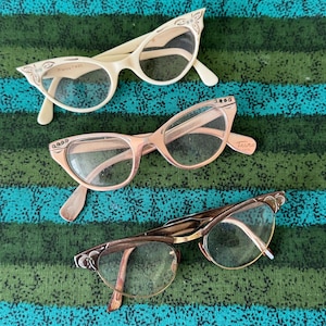 Vintage Tura Inc Bronze Floral Engraved Cat Eye Glasses Frames Mid Century 1950s Tura inc signed/1950s cat - Gem main image 4