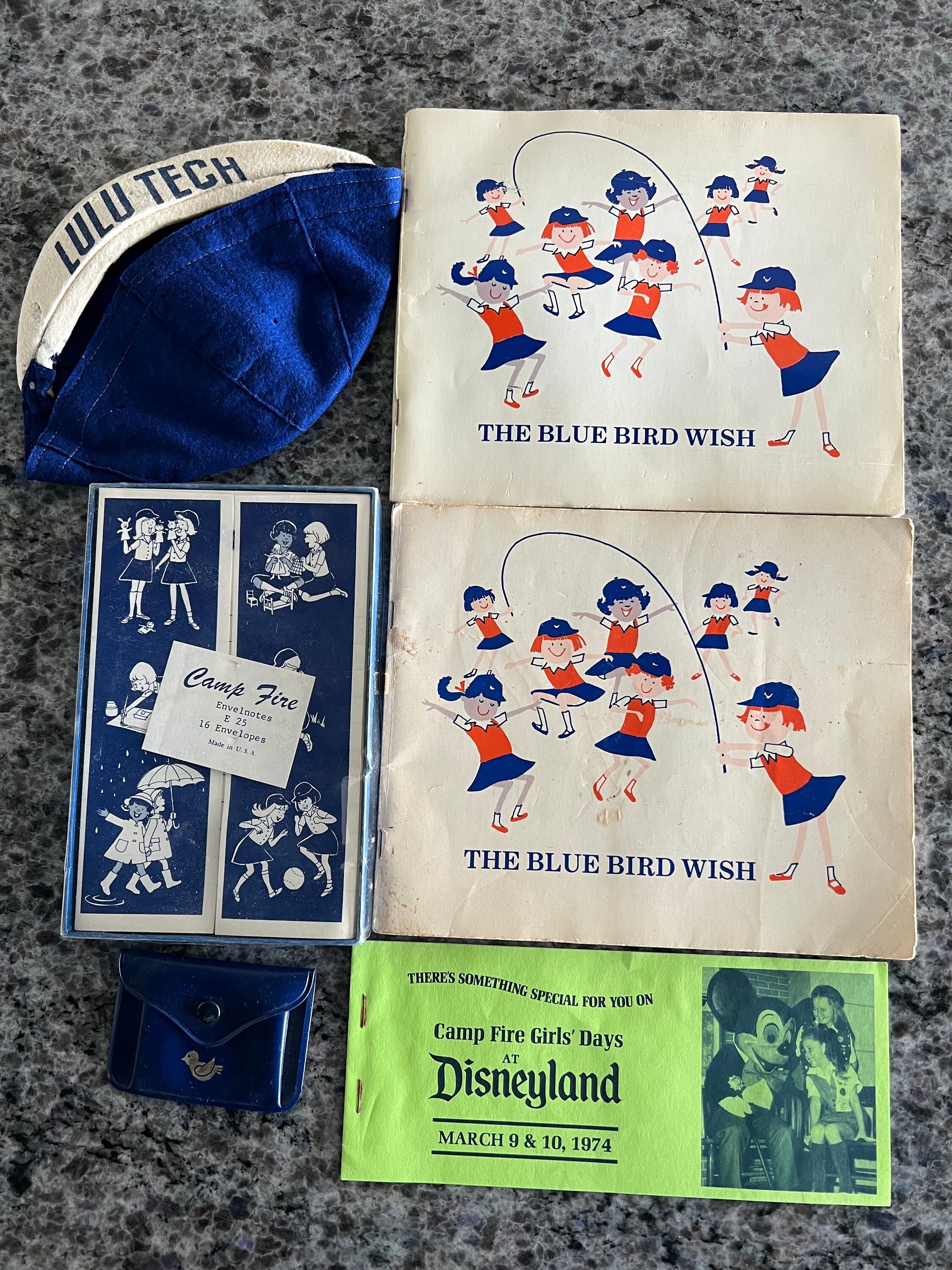 レディース 福袋 (セール) -ファッション通販 RARE Memorabilia of Lot Birds Blue Girls Fire Camp 1970's アウトドア