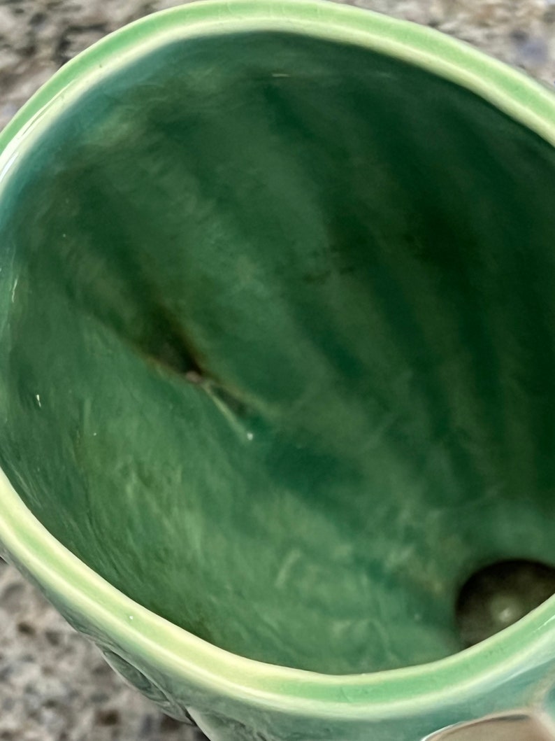 RARE Haeger Green Ribbed 9 Tall Vase Amphora No 215 Haeger Etsy