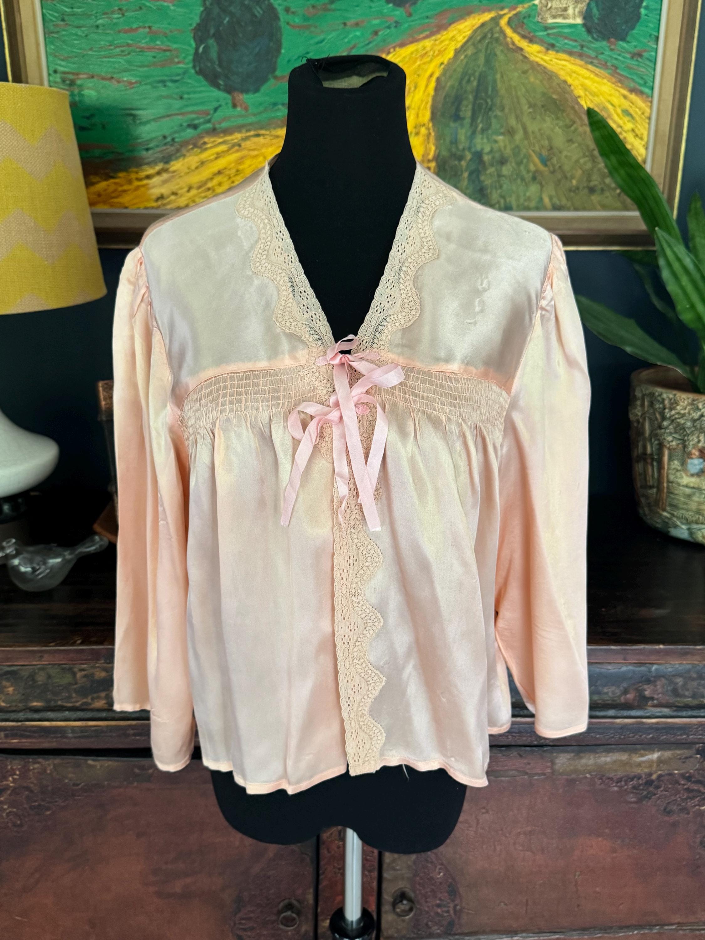 Vintage Bed Jacket 1940s - Etsy