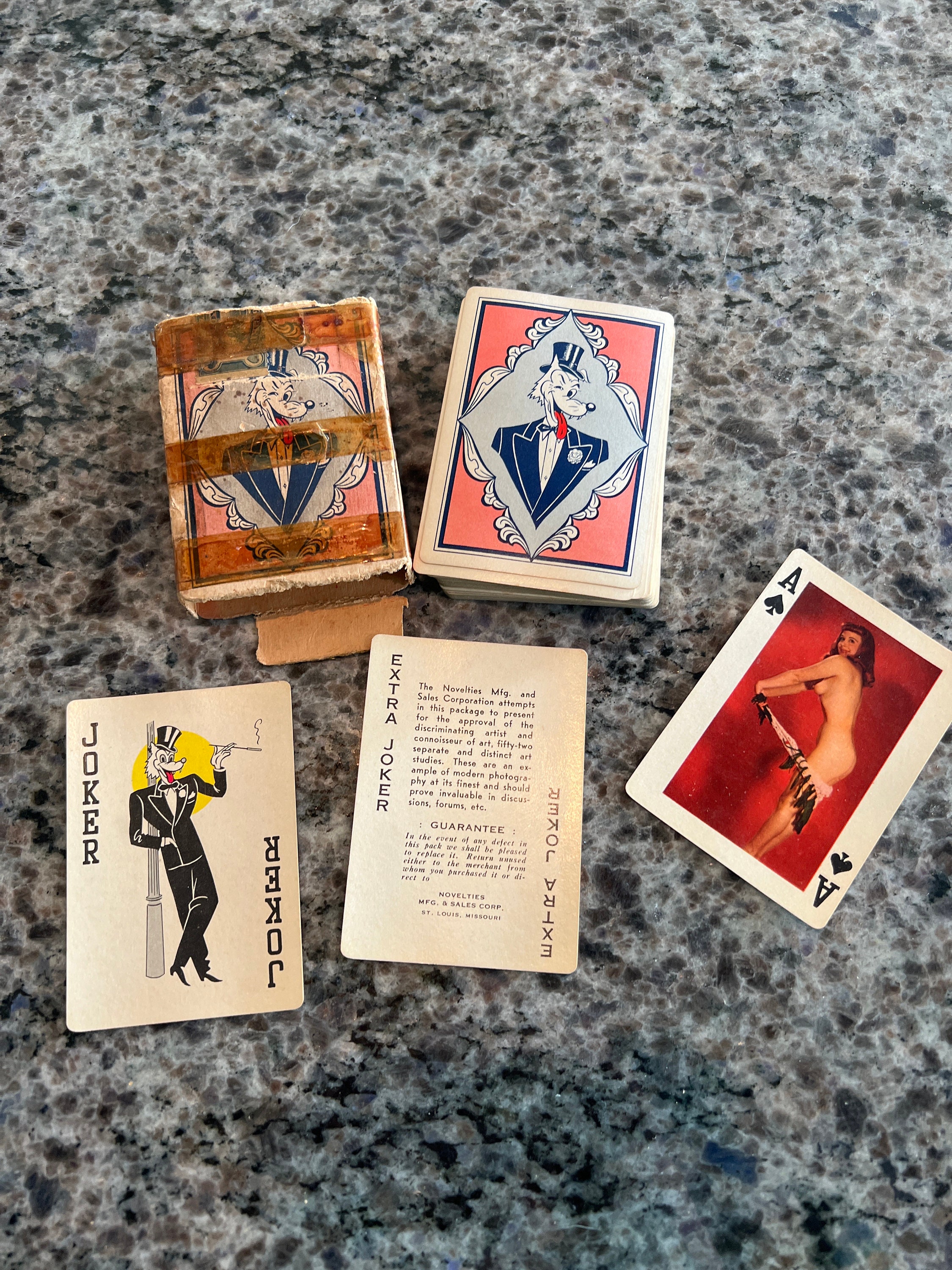 50s Nude Deck Cards - Etsy