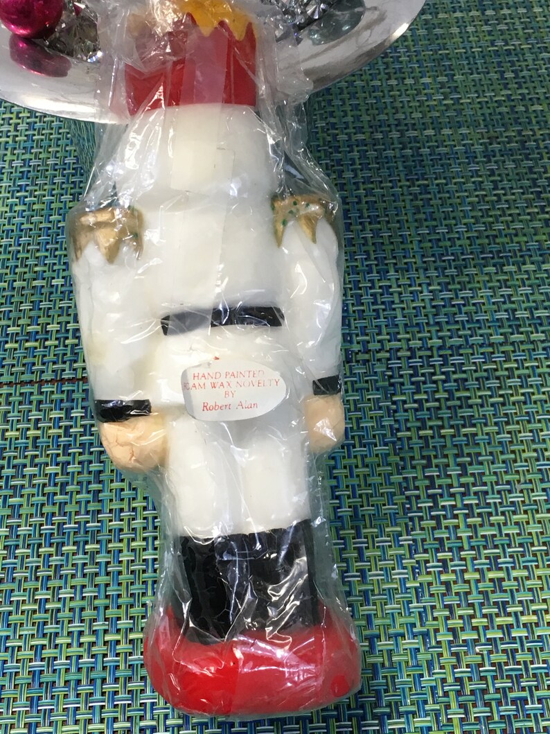 Vintage Nutcracker Soldier Candle 8 1/2 in Original Etsy