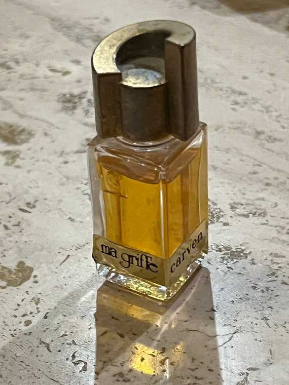 Vintage 1960er Jahre Carven Ma Griffe Miniatur Parfüm Flasche
